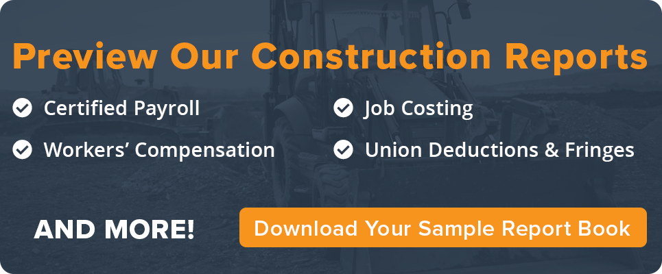 Get the construction reports you need, Free from Payroll4Construction