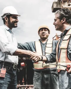 subcontractor meeting a general contractor on a state funded project