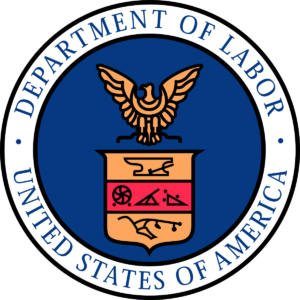 seal of the department of labor of the united states of america
